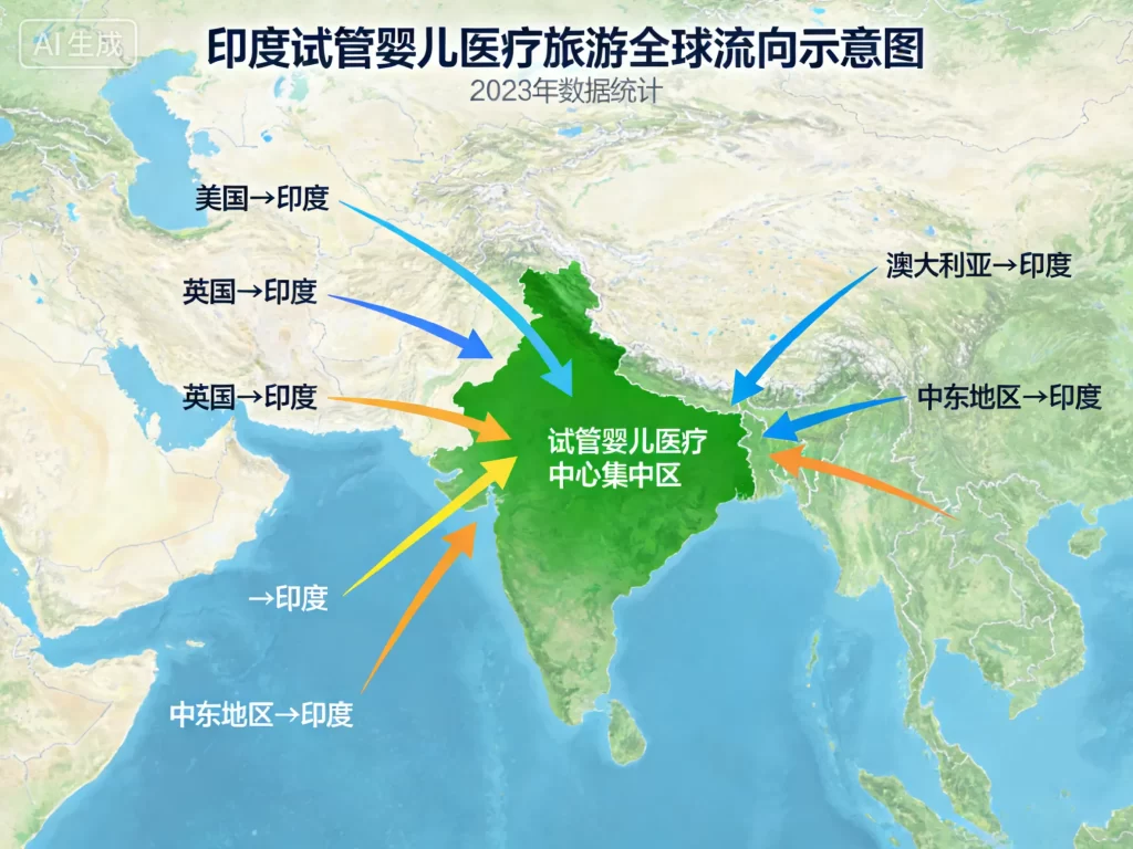 印度 vs 美国 vs 泰国 vs 中国 试管婴儿费用对比