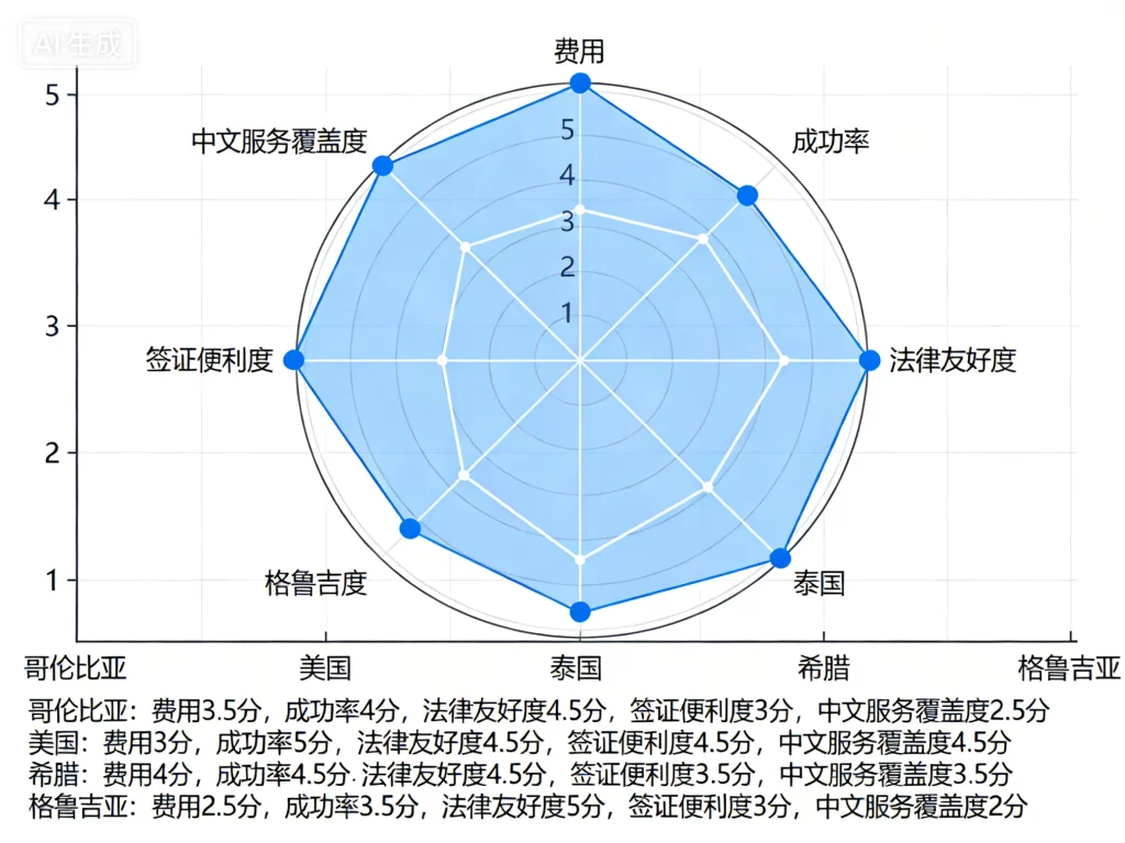 全球热门试管婴儿目的地核心优势对比