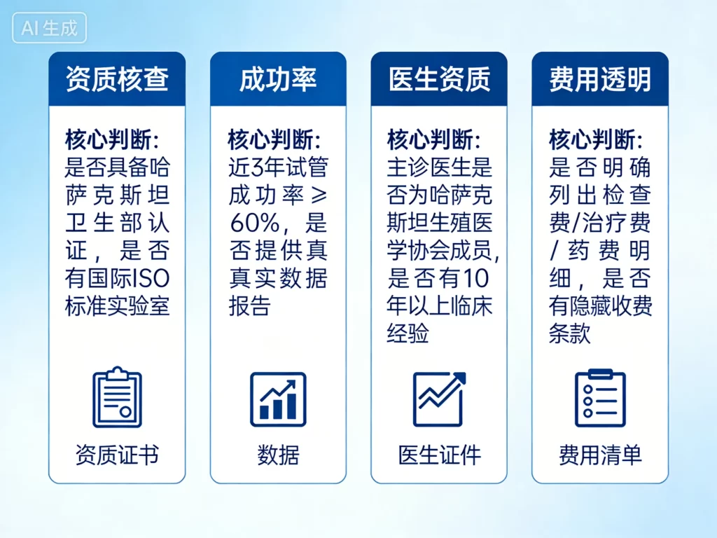 哈萨克斯坦试管机构选择避坑指南