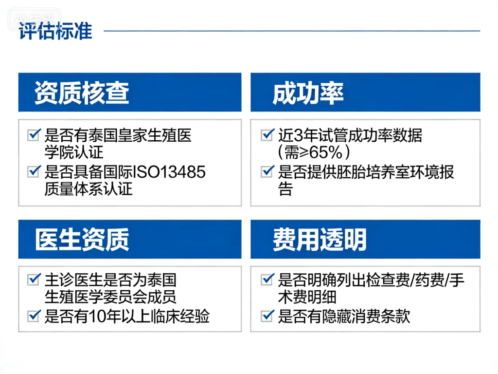泰国试管机构选择避坑指南