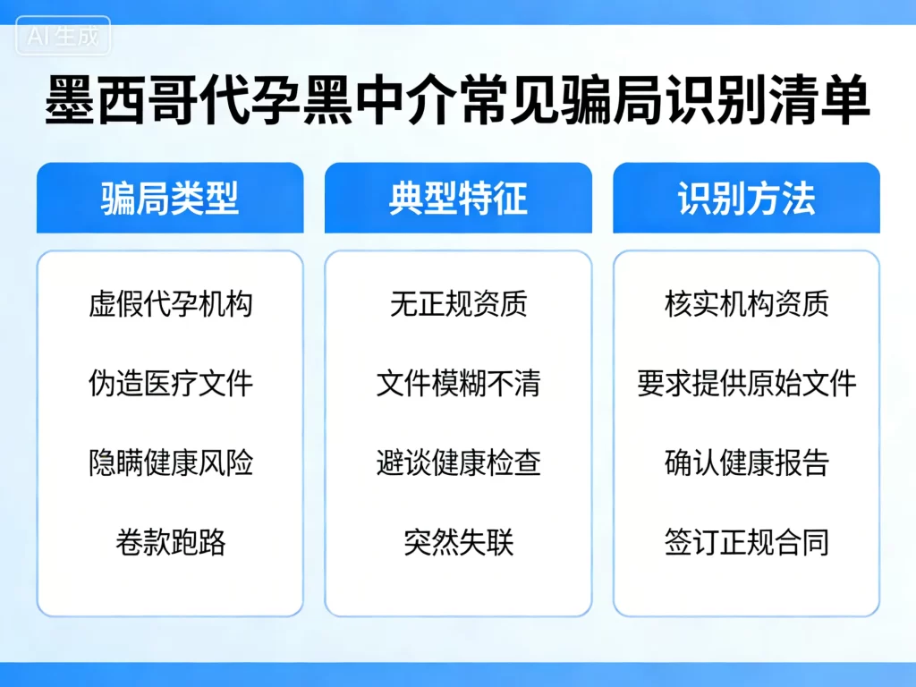 墨西哥代孕黑中介常见骗局