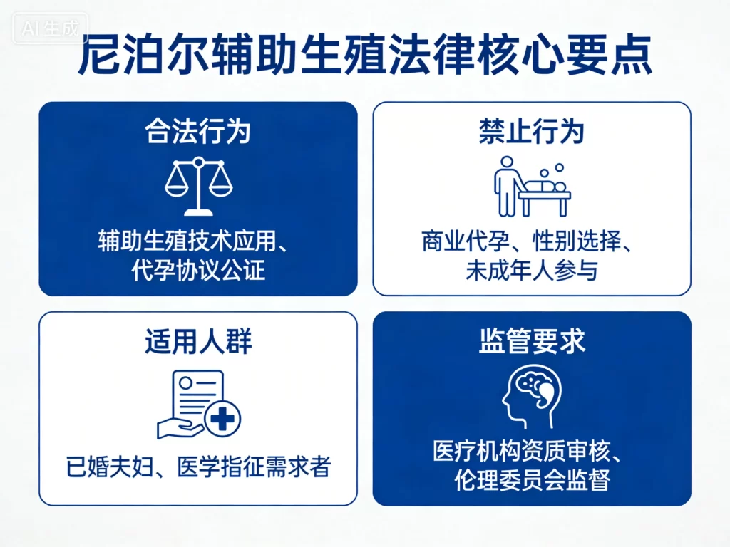 尼泊尔辅助生殖法律核心要点图解