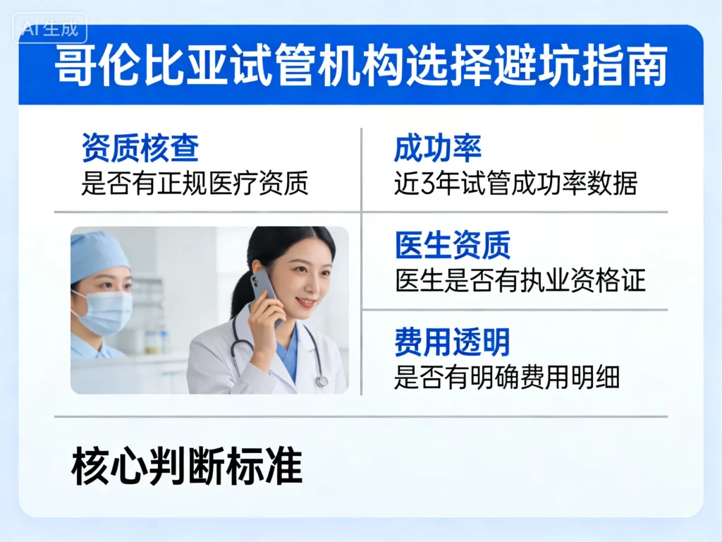 哥伦比亚试管机构选择避坑指南