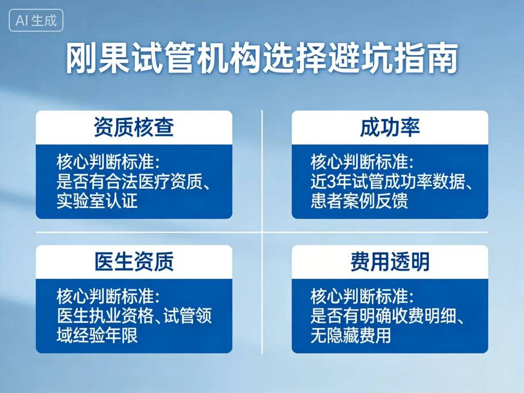 刚果试管机构选择避坑指南清单图