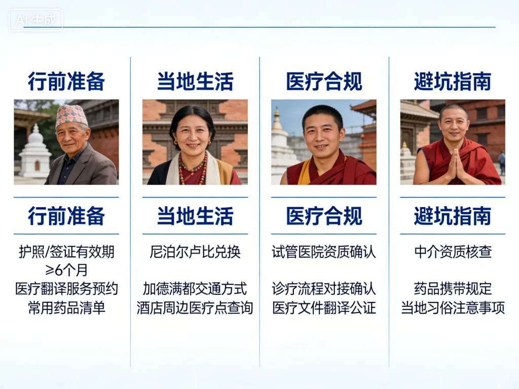 赴尼泊尔试管注意事项清单图