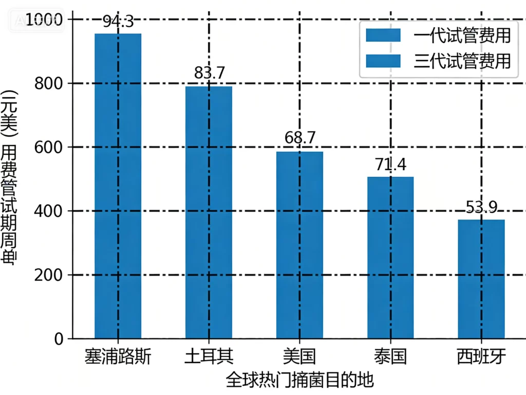 塞浦路斯试管婴儿费用对比