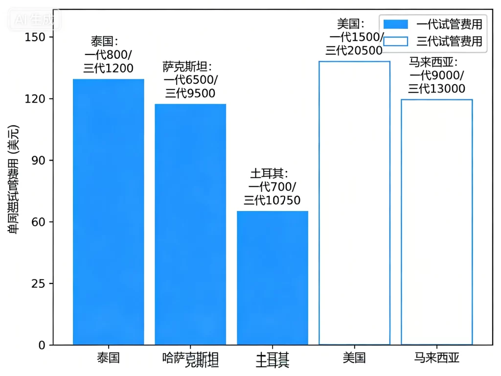 泰国试管婴儿费用对比