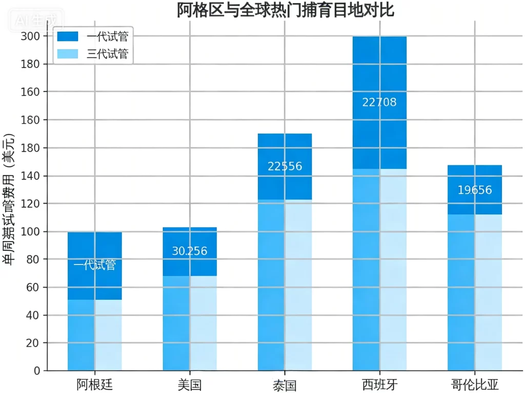 阿根廷试管婴儿费用对比