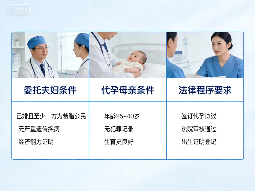 希腊合法代孕条件图