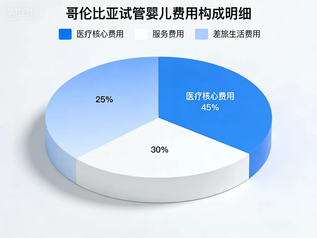 哥伦比亚试管婴儿费用构成明细