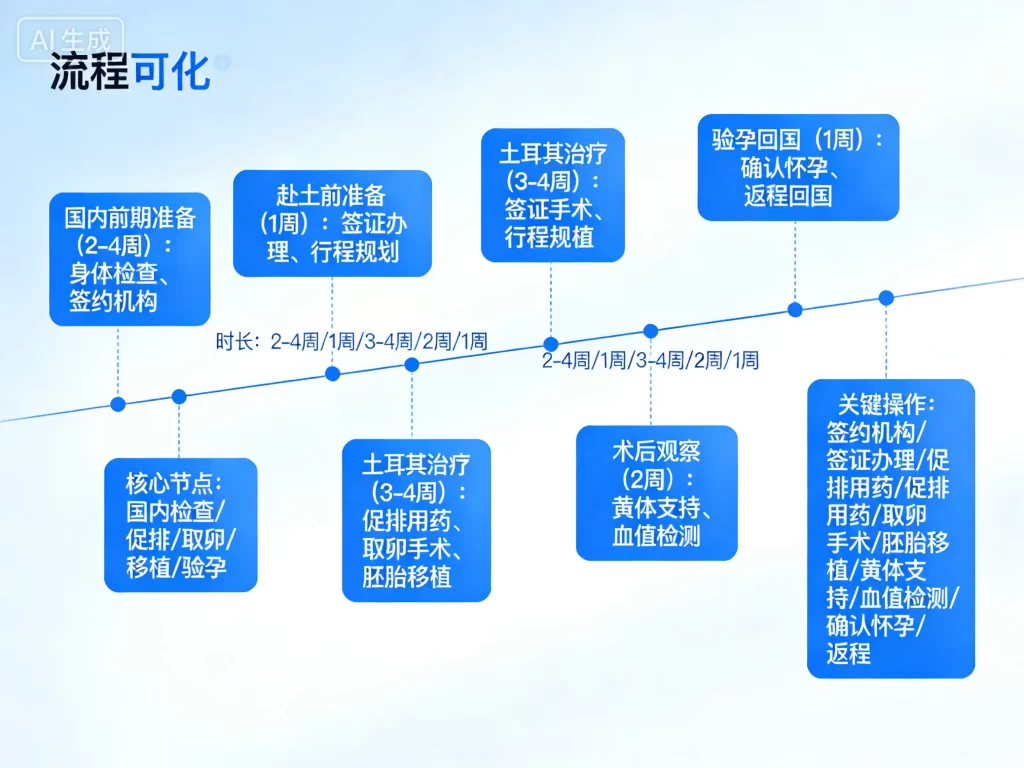 土耳其试管婴儿促排监测流程