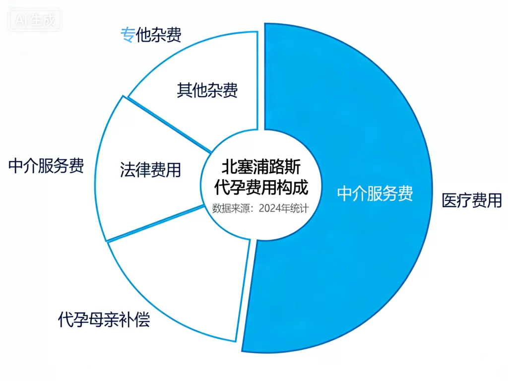 北塞浦路斯代孕费用构成