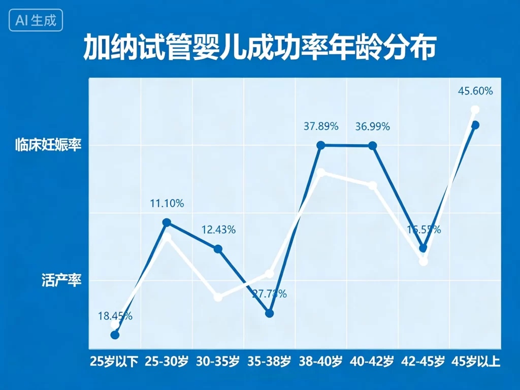 加纳试管婴儿成功率年龄分布