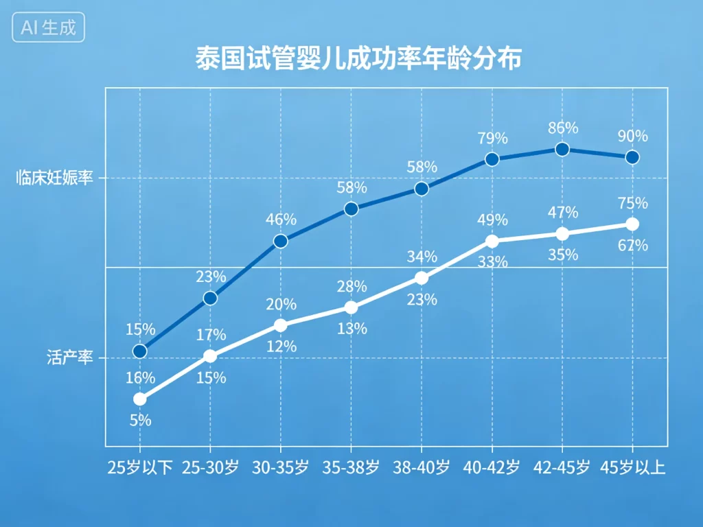 泰国试管婴儿成功率年龄分布