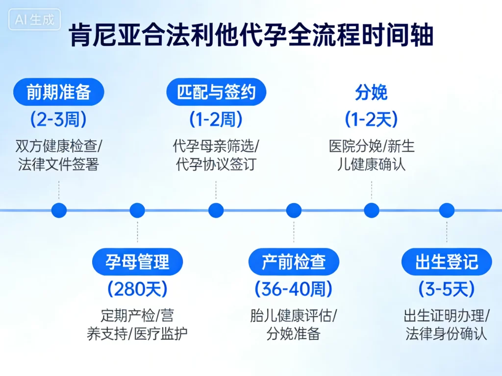 肯尼亚合法利他代孕全流程