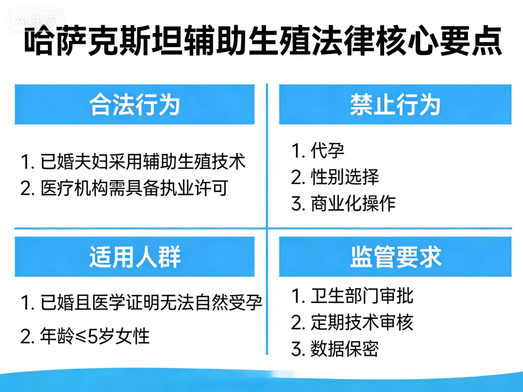 哈萨克斯坦辅助生殖法律