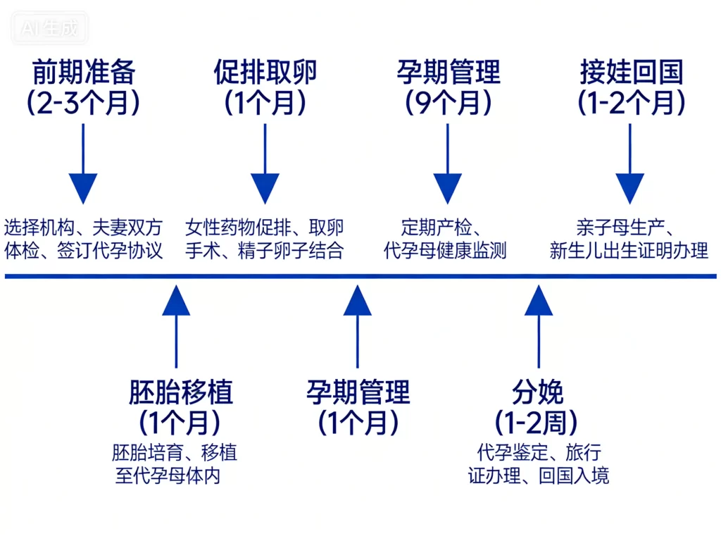 格鲁吉亚代孕全流程