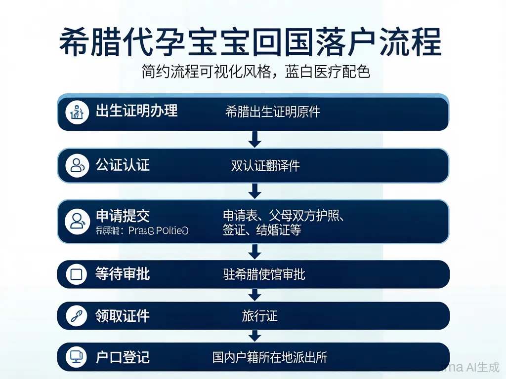 希腊代孕宝宝回国落户流程