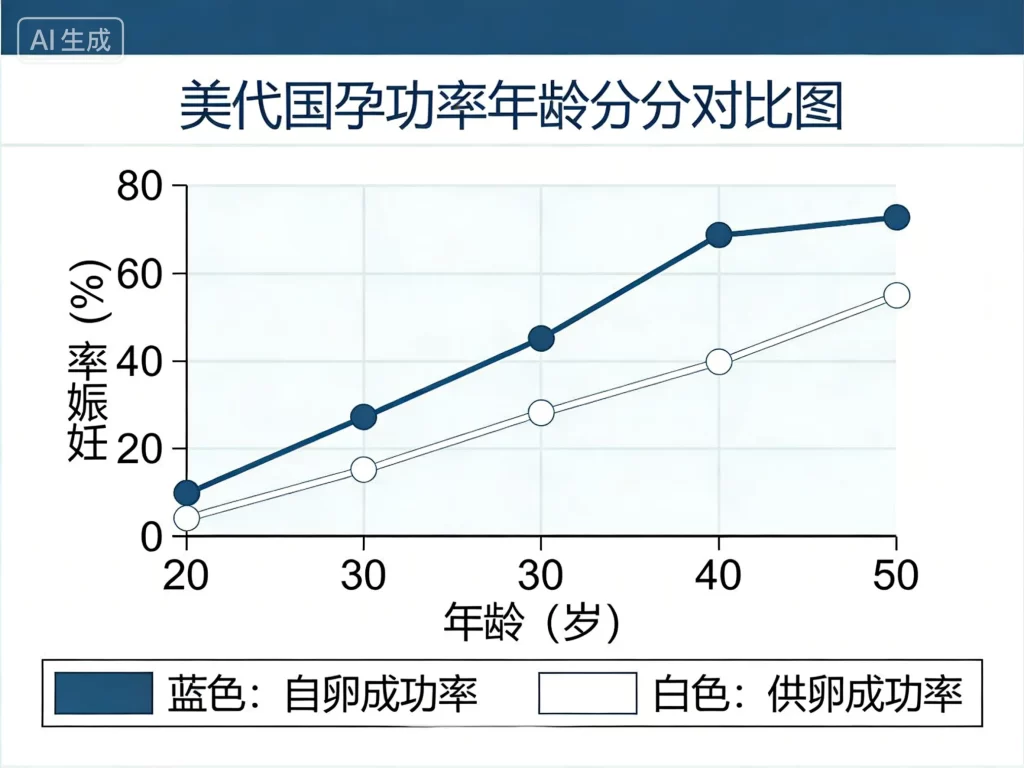 美国代孕成功率年龄分布