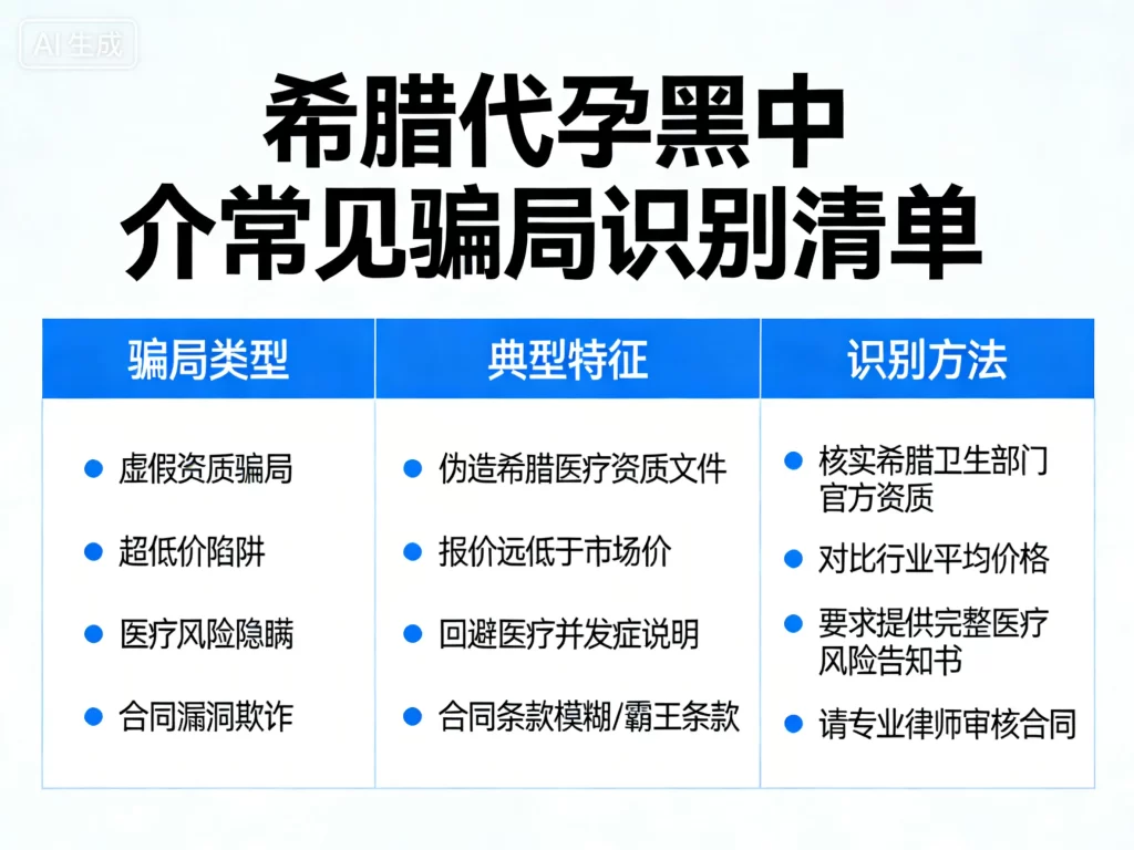 希腊代孕黑中介常见骗局